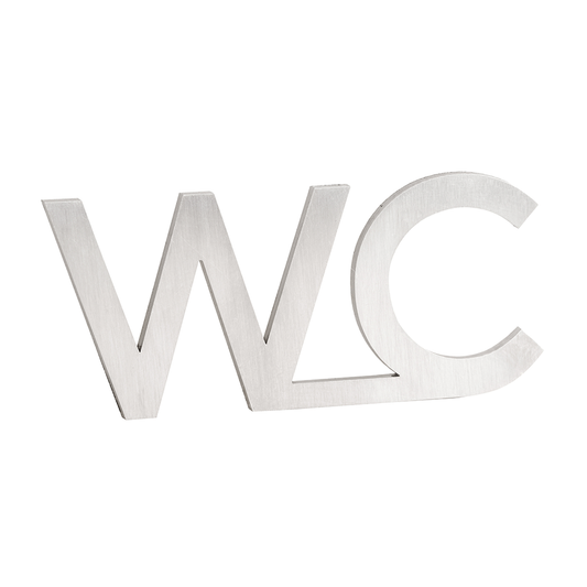 Piktogram - WC, nerezová předložka