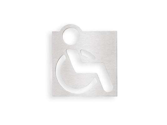 Piktogram - WC ZTP, nerez mat