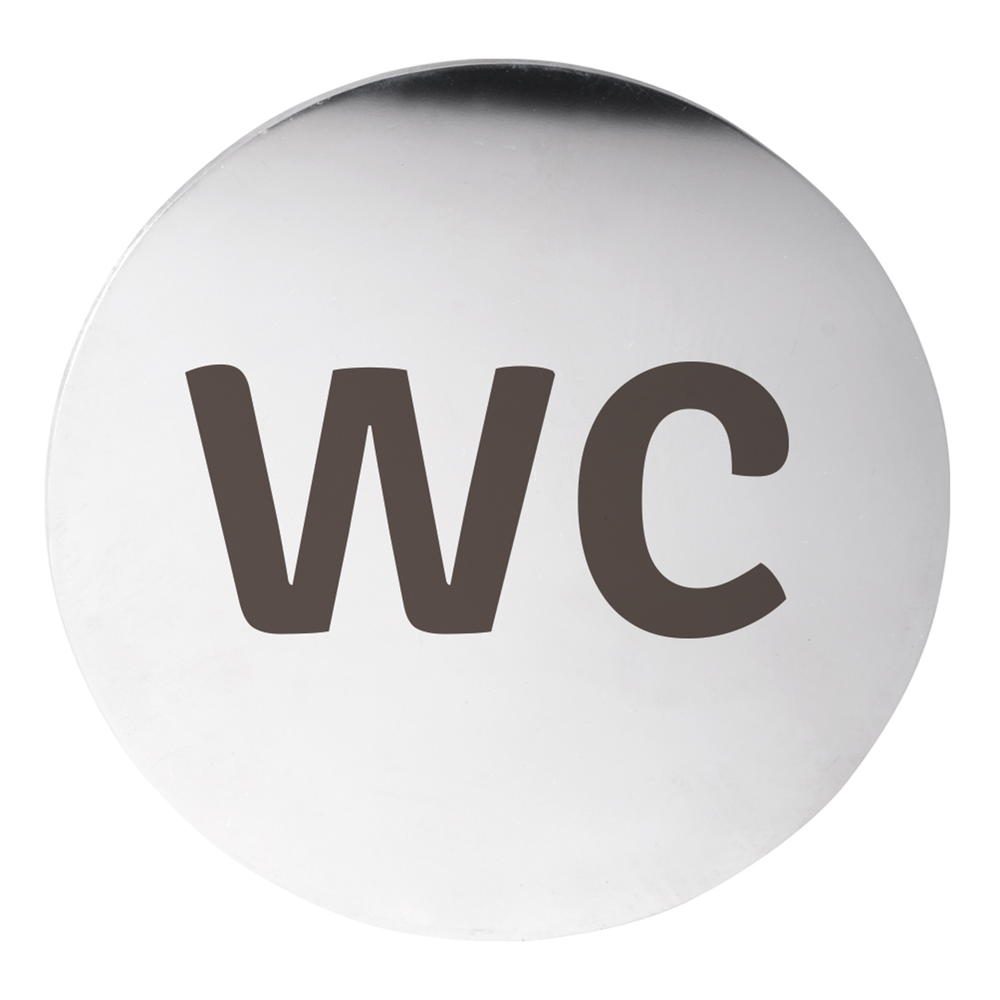 Piktogram - WC, nerez lesk
