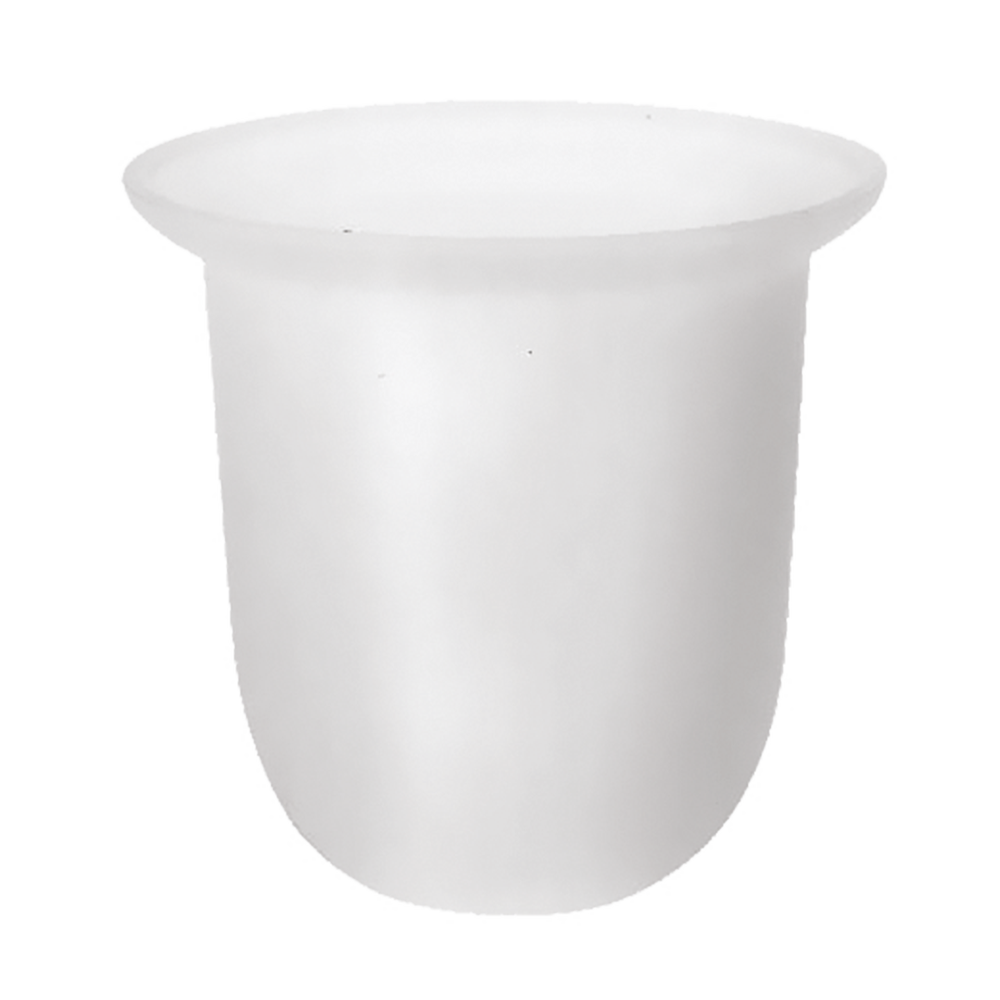 Glass bowl for toilet brush (spare)