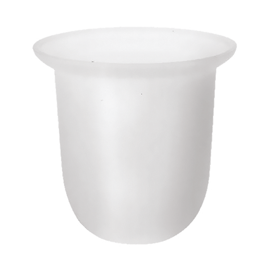 Glass bowl for toilet brush (spare)