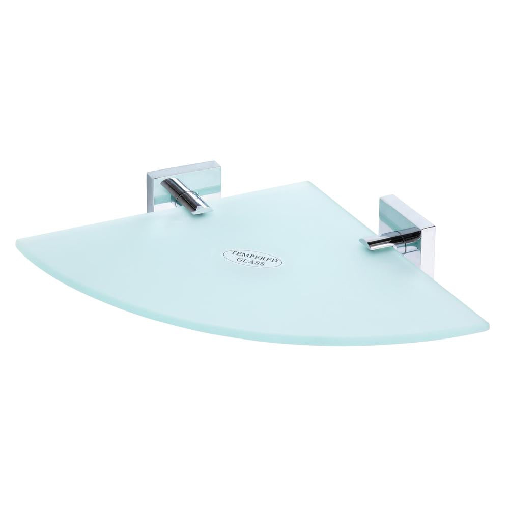 DESIGN corner glass shelf