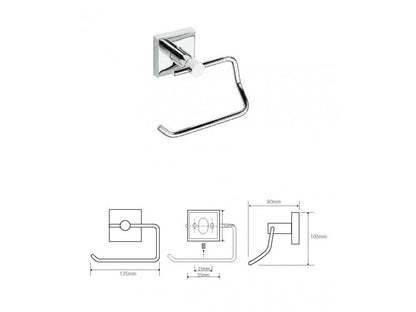 Držák na toaletní papír bez krytu Economy, DESIGN