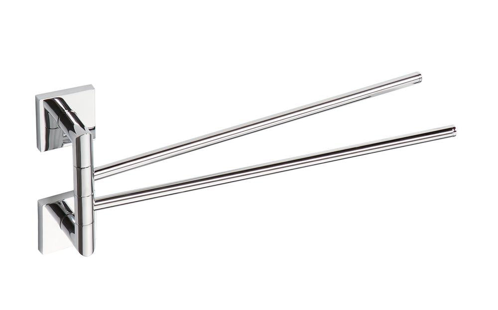 Držák ručníku dvojitý otočný DESIGN, 450 mm