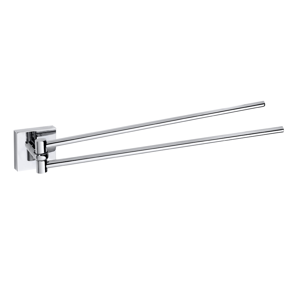 Držák ručníku dvojitý otočný DESIGN, 420 mm