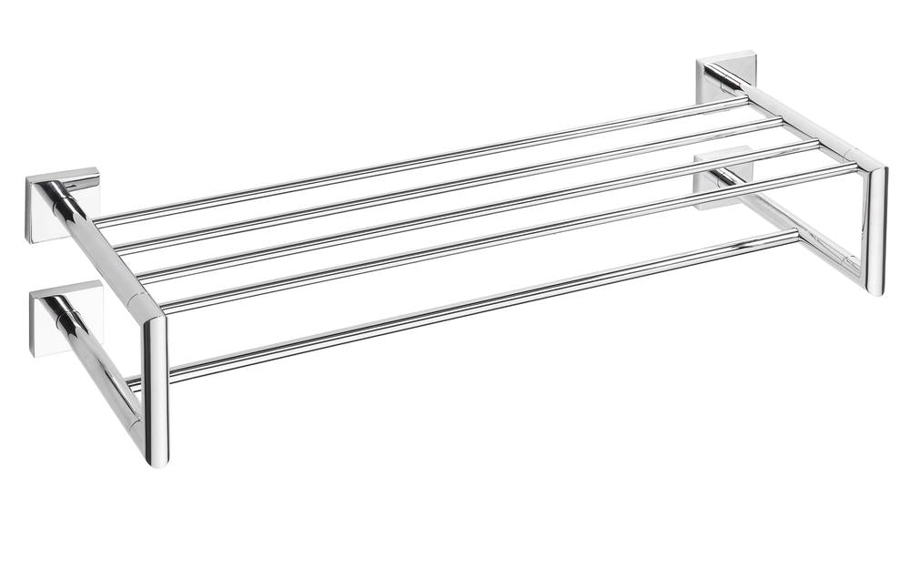 Double towel rail with DESIGN bar, 655 mm