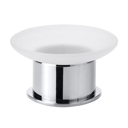 MODERNÍ volně stojící skleněná miska na mýdlo