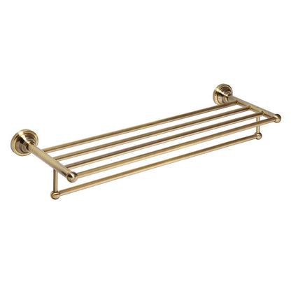 Věšák na ručníky se závěsem VINTAGE BRONZE, 665 mm