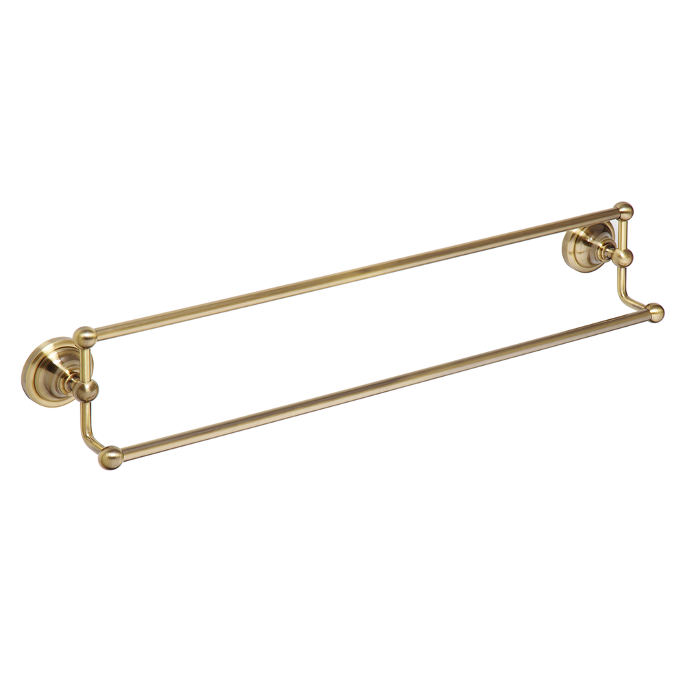 Držák ručníku dvojitý VINTAGE BRONZE B, 665 mm