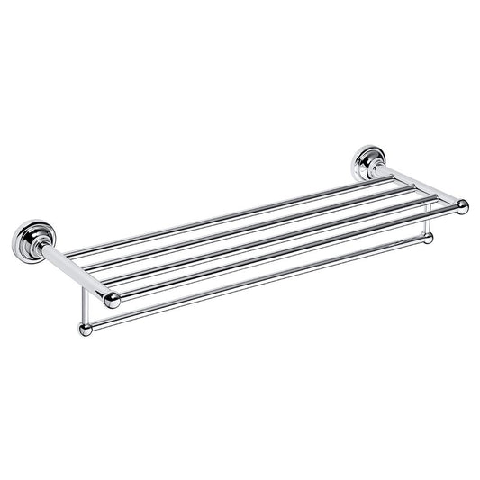 Věšák na ručníky se závěsem VINTAGE CHROME, 665 mm