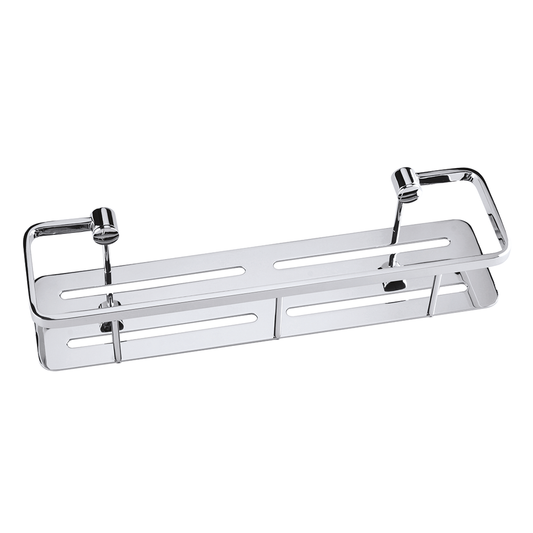 Sprchová police s tyčí, 400 mm