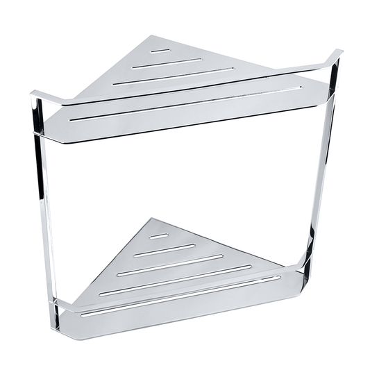 Rohová sprchová police dvojitá A