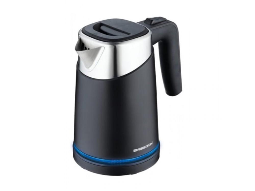 Tlakový hrnec EMBERTON EVESHAM, kartáčovaný nerez, černý, 1,0l