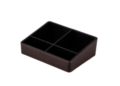 Aufbewahrungsbox ALDA Edelleder, braun