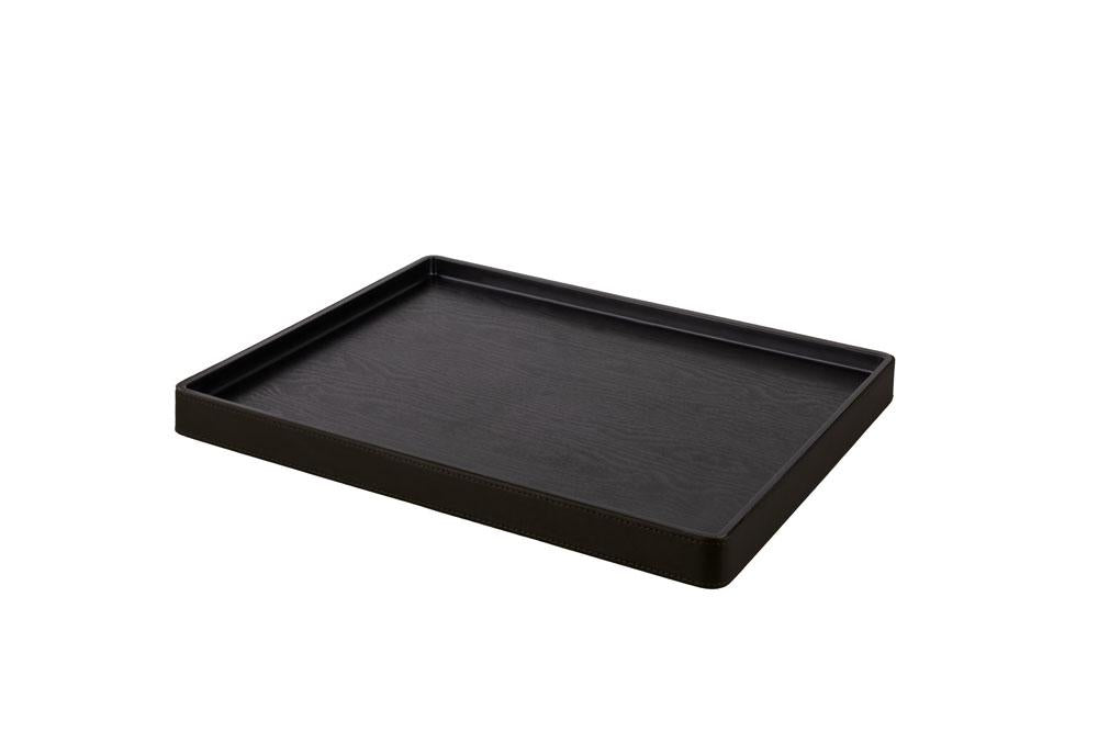 Tablett ALDA Noble Leather, schwarz