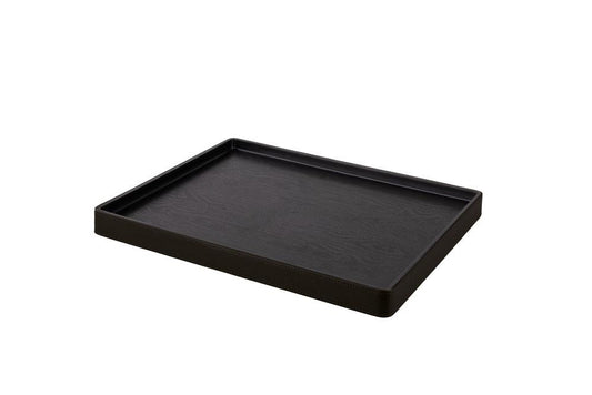 Tablett ALDA Noble Leather, schwarz