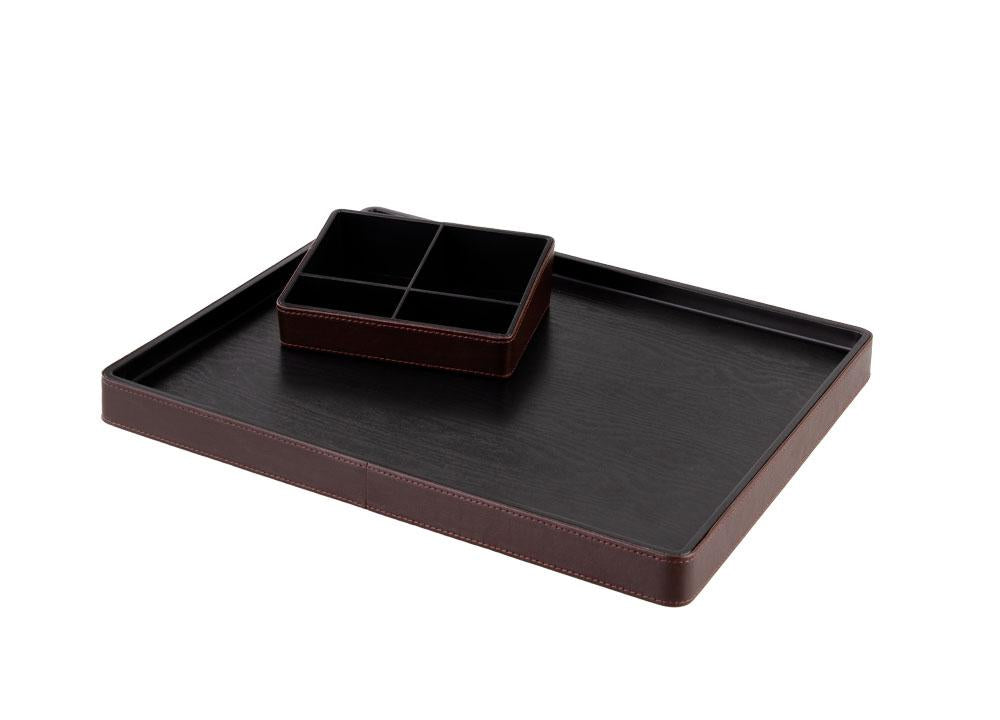 Tablett ALDA Noble Leather, braun