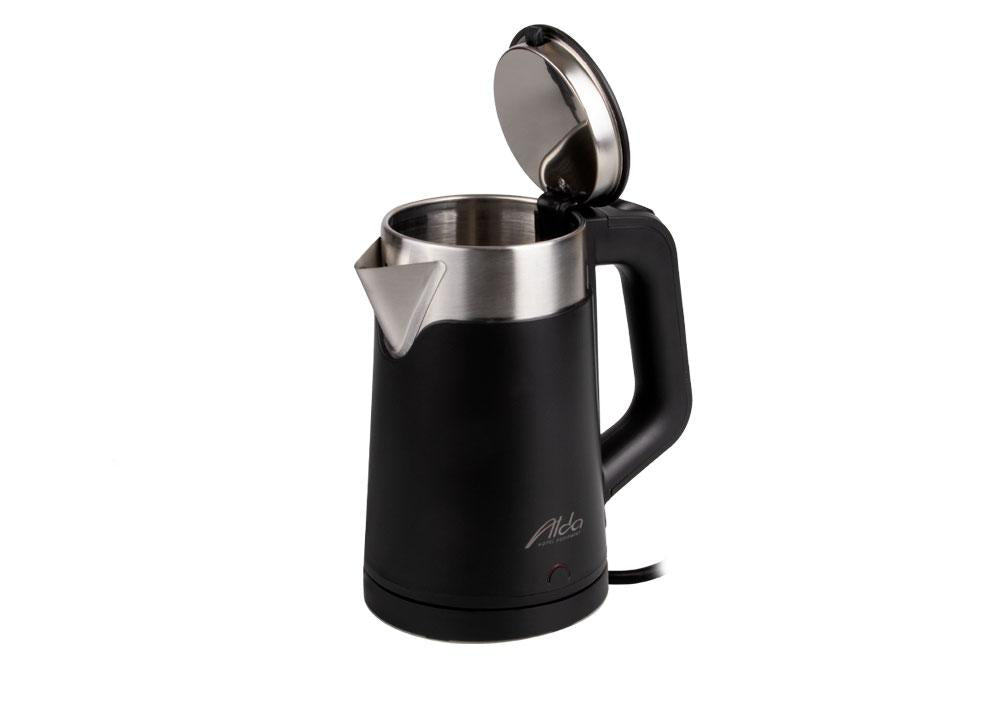ALDA Nika Wasserkocher, schwarz, 0,6 l
