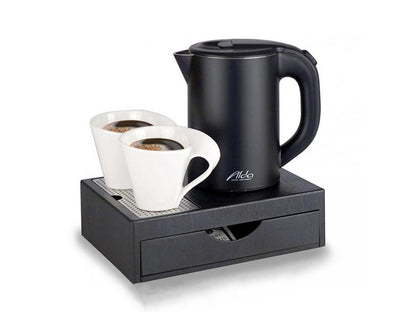 Sada tlakového hrnce ALDA Zásuvka Mini Černá, 0,8l