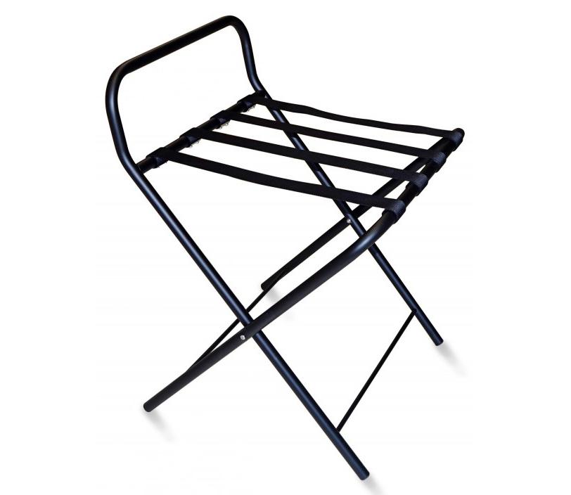 Kufr STEEL PLUS s opěrkou, černý