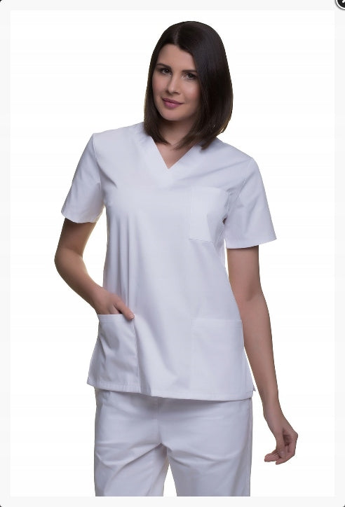 Sweatshirt with medical apron