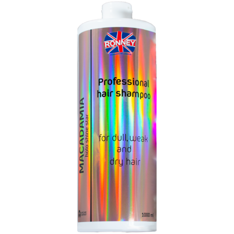 RONNEY HoLo Shine Star makadamový šampon 1000 ml