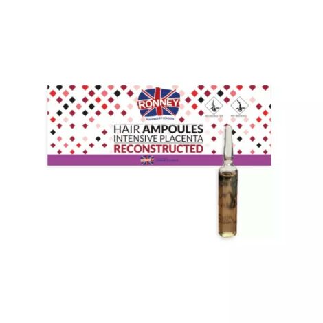 RONNEY Hair Ampule Intensive Placenta Reconstructed (12x10 ml)