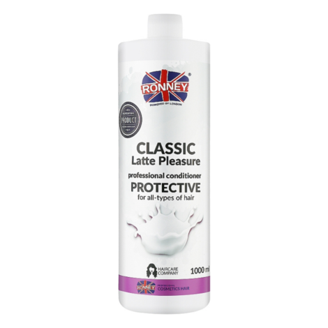 RONNEY Profesionální kondicionér Classic Latte Pleasure ochranný 1000 ml