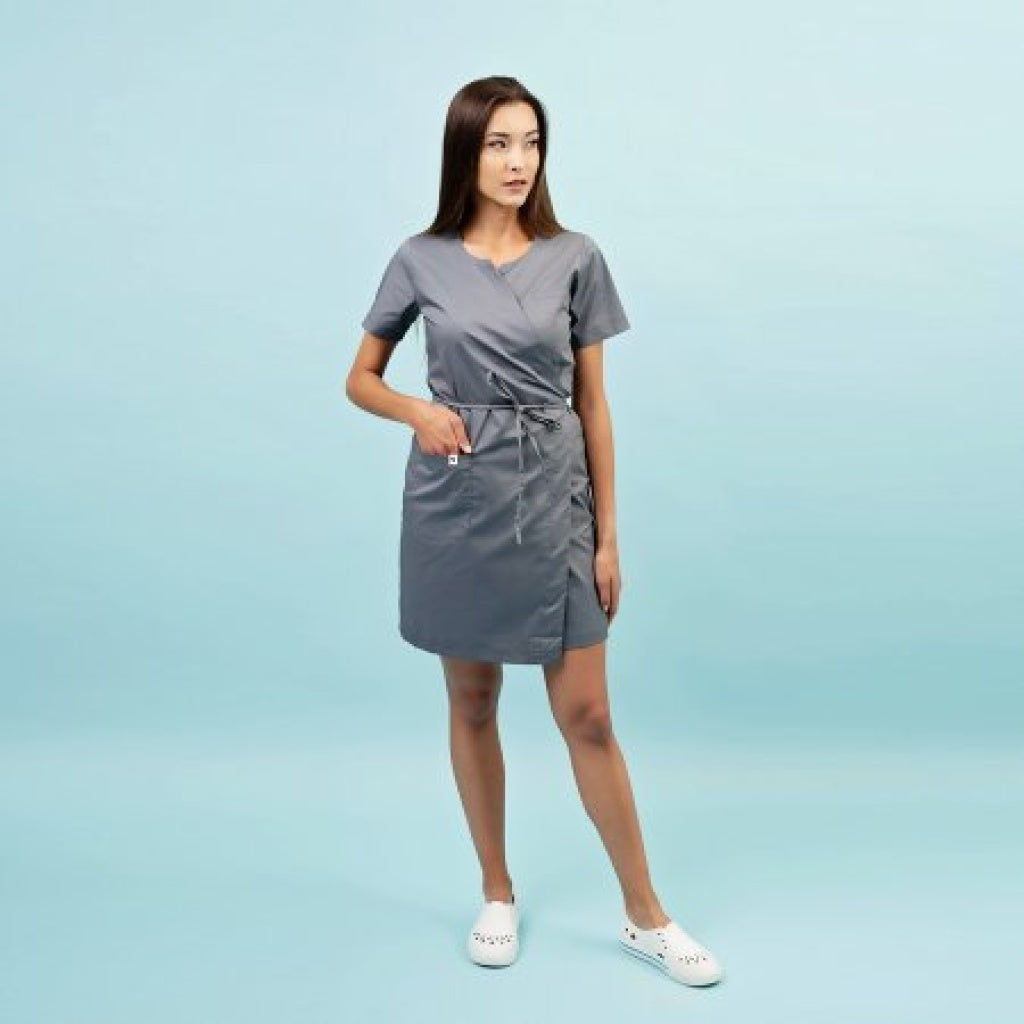Meclo medizinisches Kleid zum Binden LENA