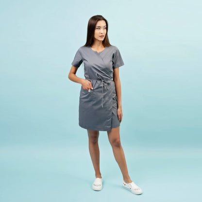 Meclo medizinisches Kleid zum Binden LENA