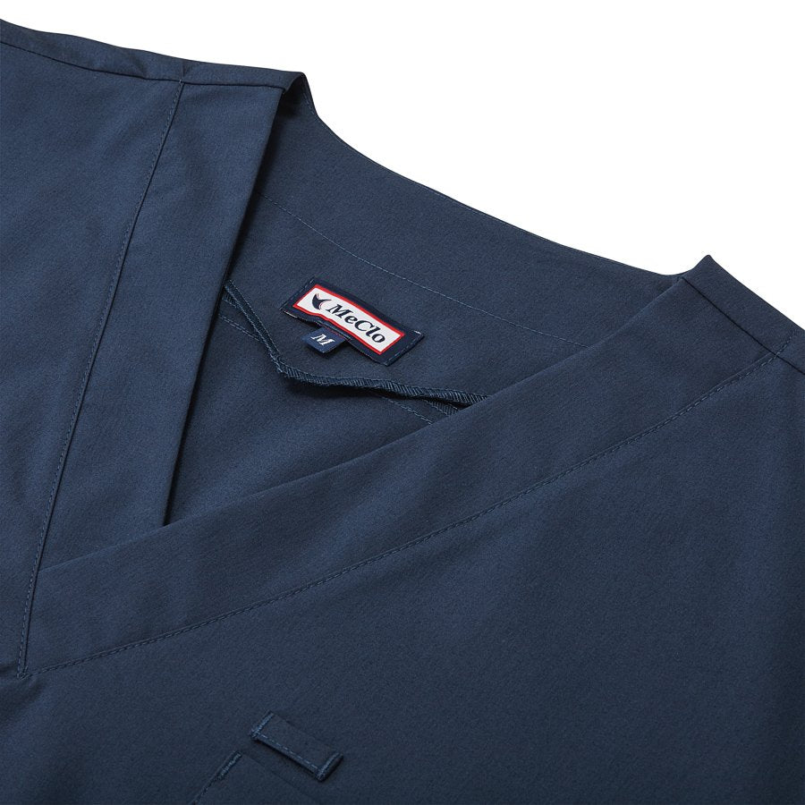 Meclo Herren Arztkittel Marineblau GARY