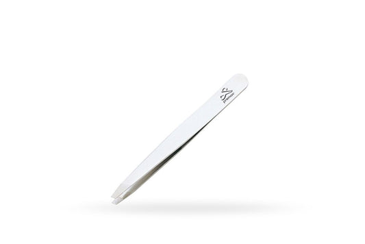 STAINLESS STEEL OBLIQUE TWEEZERS PREMAX