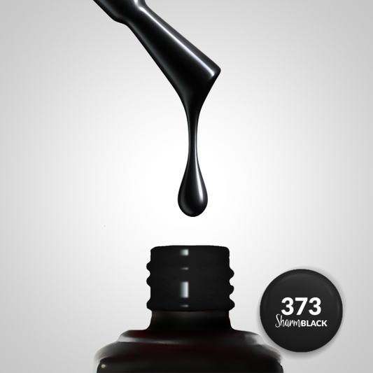 Gelový lak SLOWIANKA 373 Sharm Effect Black 10g