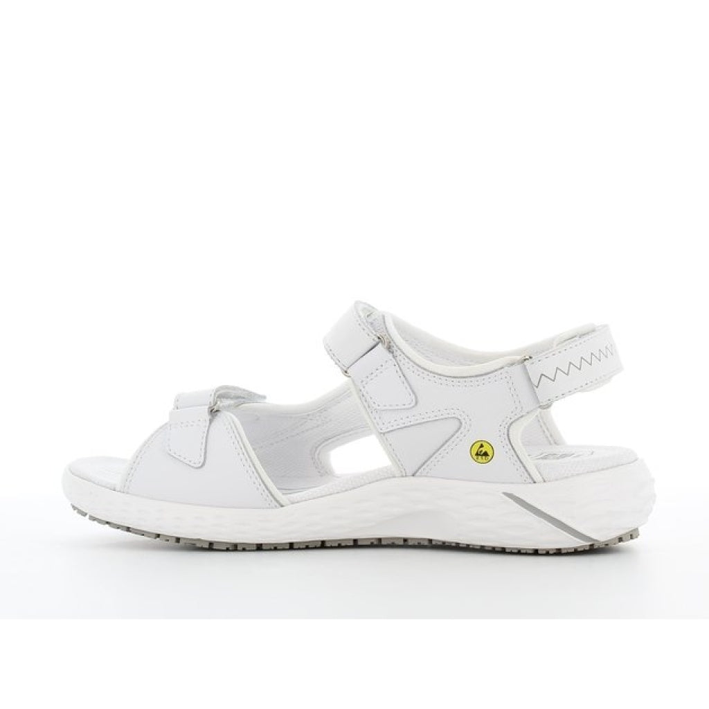 ODILE weiße medizinische Damenschuhe