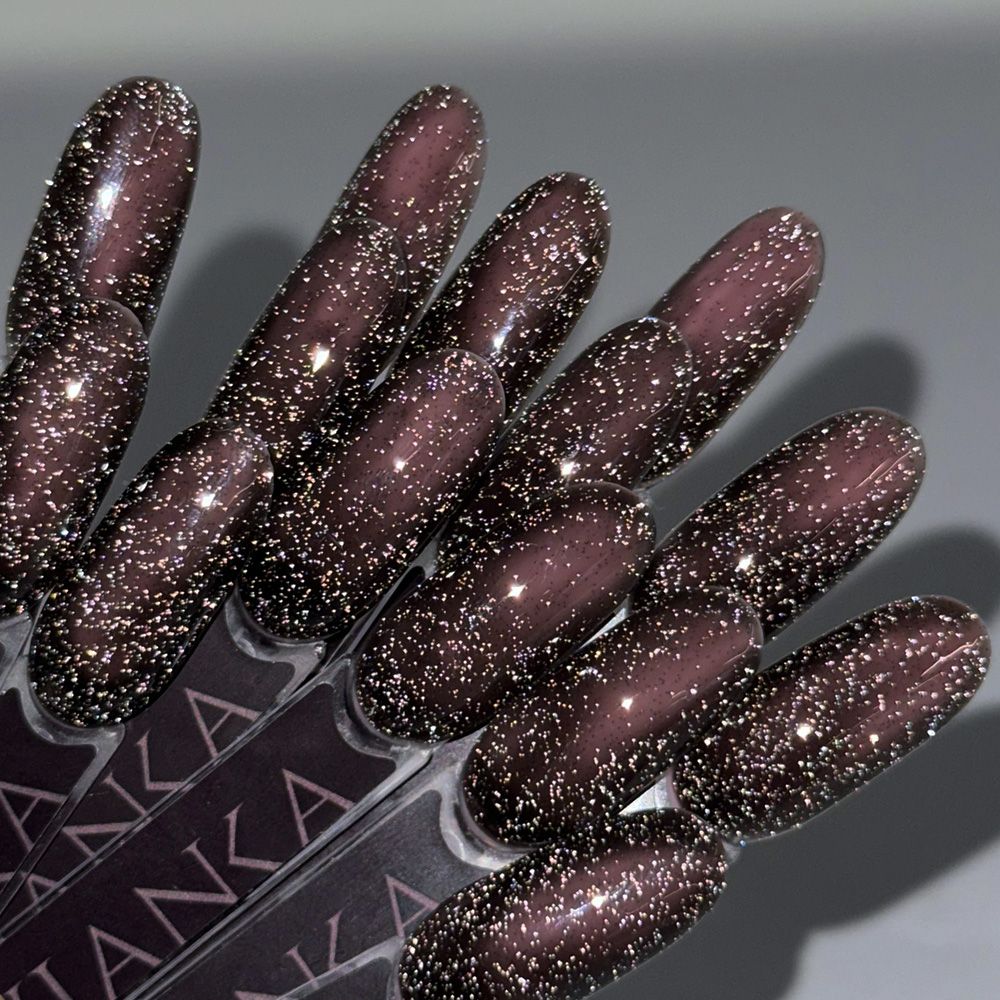 SLOWIANKA 504 Flash Silver Fishnet Gel Nagellack 10g