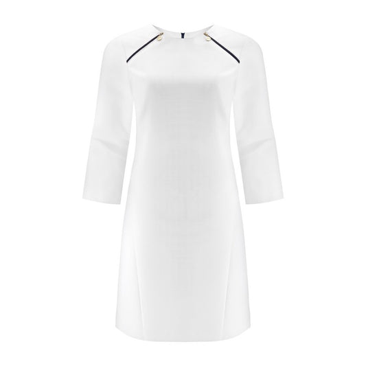 Meclo medizinisches Kleid weiß NINA 1