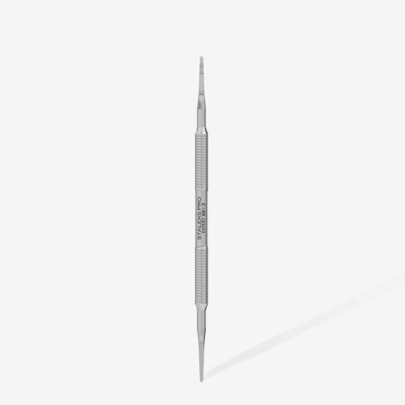 Pedicure toenail file EXPERT 60 TYPE 3 (straight nail file and file with a bent end) - STALEKS