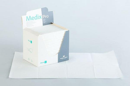 Potah zdravotního lehátka papírová fólie MedixPro 33 x 48 cm (80 ks v krabici)