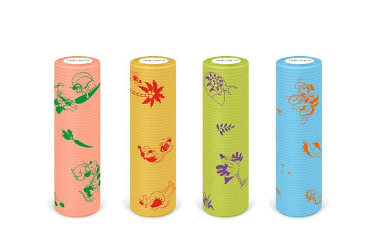 Medical couch roll paper-foil for kids ITS4KIDS 33 x 50 cm (50 pcs on a roll)