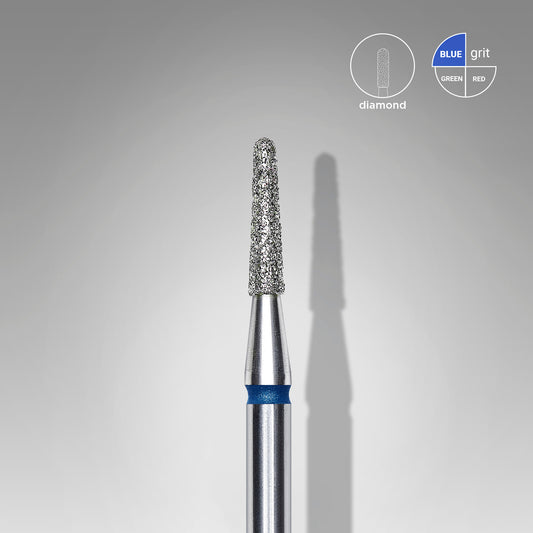 Diamantový vrták na nehty frustum blue EXPERT průměr hlavy 1,8 mm / pracovní část 8 mm - STALEKS