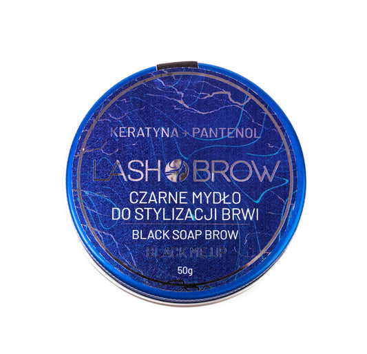 Coloring soap for eyebrow styling Keratin + Panthenol Black soap