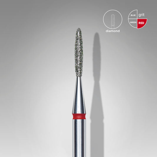 Diamantový vrták na hřebíky plamen červená EXPERT průměr hlavy 1,4 mm / pracovní část 8 mm - STALEKS