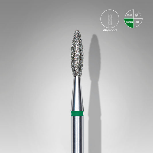 Diamantový vrták na hřebíky plamenově zelený EXPERT průměr hlavy 2,1 mm / pracovní část 8 mm - STALEKS