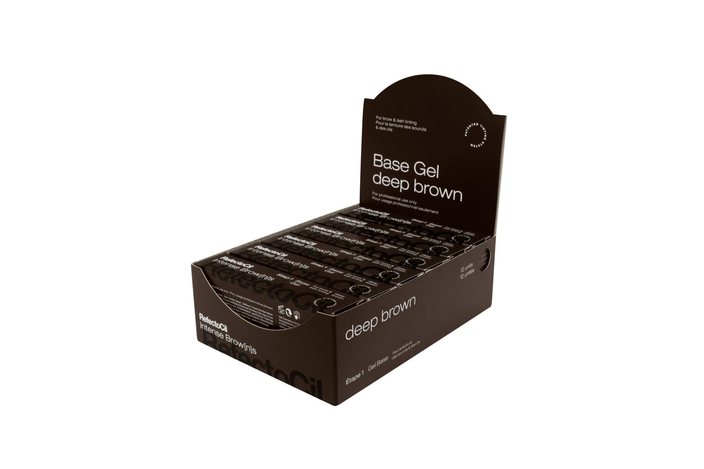 R'Cil Intense Brow[n]s Base Gel Tmavě hnědá