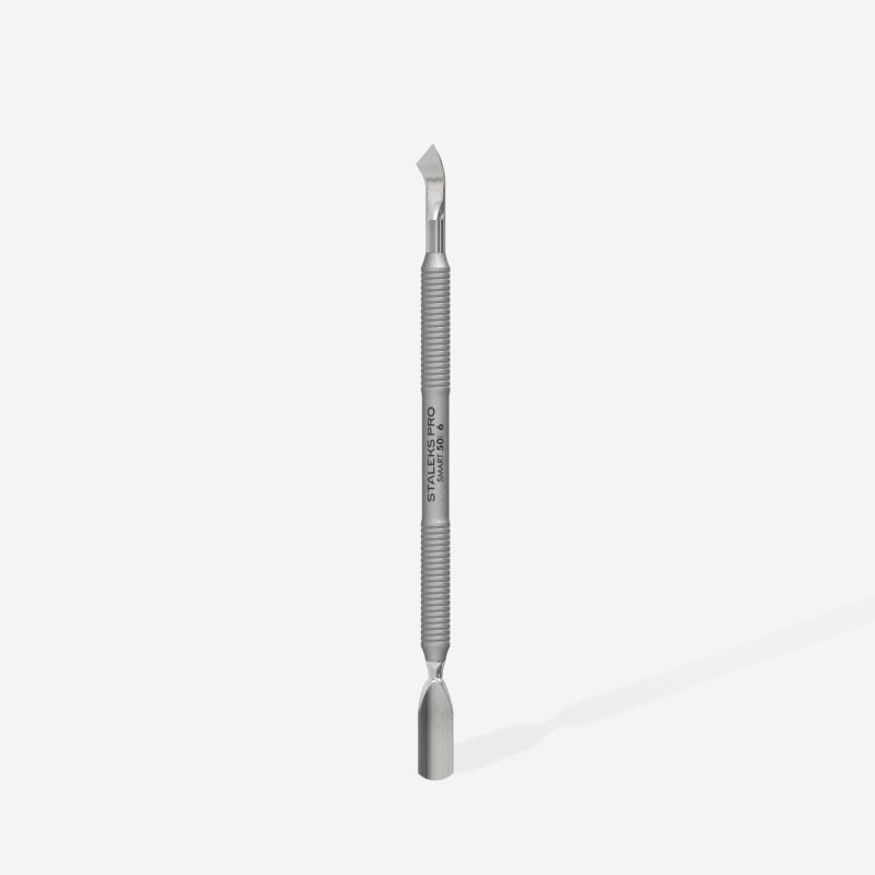 Manicure pusher SMART 50 TYPE 6 (rounded narrow pusher and bent blade) - STALEKS