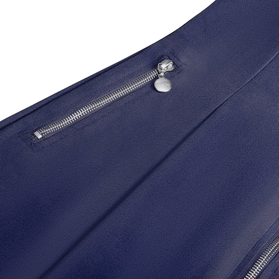 Meclo medizinisches Kleid marineblau mit Reißverschluss RITA II