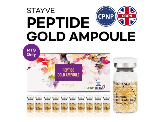 Stayve Peptidové zlaté ampule na mikrojehličkování, 10 x 8 ml