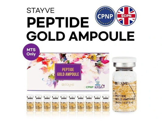Stayve Peptidové zlaté ampule na mikrojehličkování, 10 x 8 ml