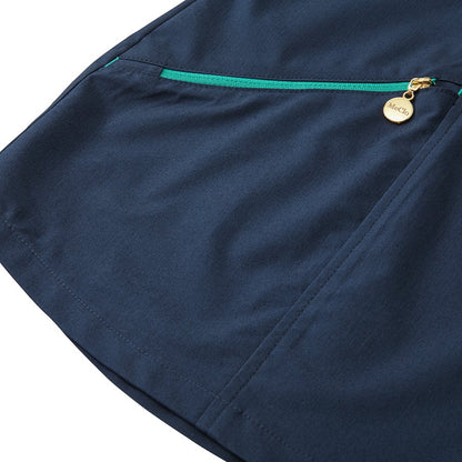 Meclo medizinische Damenbluse mit Reißverschluss, Marineblau ELIZA 5