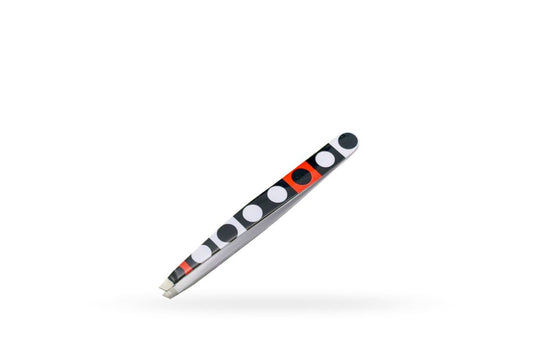 STAINLESS STEEL OBLIQUE TWEEZERS PREMAX